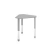 Interchange® Diamond Adjustable Desk - Gray