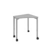 Elemental® Petal Student Desk - North Sea Gray