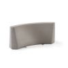 Flowform® Curved Bench Divider - Fog