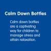 DIY Calm Down Bottle - Blue