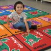 Bilingual Animals Seating Rug - 6' x 9'