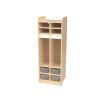 Millhouse Compact Preschool 2-section Locker w/Tubs