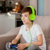 Contixo Single Wired Headphones – Green