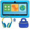 Contixo 7" Tablet, Bag, and Headphones in Blue - Set of 3