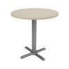 30" Round Cafe Bistro Table - Sand Drift/Silver