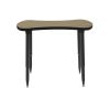 Adapte 25" x 37" Bowtie Thermofused Activity Table with Adjustable Tapered Legs - Pasadena Oak/Black