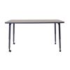 Adapte 30" x 60" Rectangle Thermofused Activity Table with Adjustable Tapered Legs - Gray/North Sea