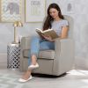 Blair Slim Nursery Glider Swivel Rocker Chair - Taupe