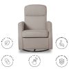 Blair Slim Nursery Glider Swivel Rocker Chair - Taupe