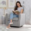 Blair Slim Nursery Glider Swivel Rocker Chair - French Gray
