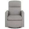 Blair Slim Nursery Glider Swivel Rocker Chair - French Gray