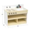 Environments® Toddler Combination 2-in-1 Wooden Pretend Play Kitchen - ASSEMBLED