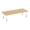 30" x 72" Rectangle Activity Table with Adjustable Chunky Legs