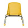 8" Stack Chair with Ball Glides, 6-Piece - Yellow