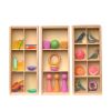 Wooden Discovery Boxes 14" x 6" - Set of 3