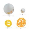 Sensory Reflective Sound Balls with Silisoft Flexi-Balls - Kit of 12