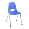 16" Stack Chair with Ball Glides - Set of 6