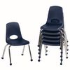 16" Stack Chair with Ball Glides - Set of 6