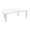 48" x 72" Kidney Dry-Erase Activity Table with Adjustable Chunky Legs - Whiteboard/Sand