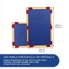 Children's Factory® Rectangle PlayPanel® Room Divider - Set of 3 - Blue