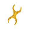 Children's Factory® PlayPanels® Double Claw Connector - Set of 12- Yellow
