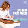 Textured Silicone Pencil Fidget Grip - 4 Sleeves and 2 Mechanical Pencils
