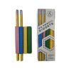 Textured Silicone Pencil Fidget Grip - 4 Sleeves and 2 Pencils