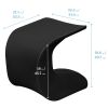 18" Wave Stool - Black