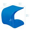 18" Wave Stool - Blue
