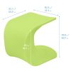 18" Wave Stool - Lime Green