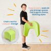 18" Wave Stool - Lime Green