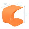 18" Wave Stool - Orange