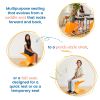 18" Wave Stool - Orange