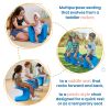 14" Wave Stool 2 Pack - Blue