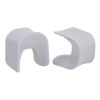 14" Wave Stool 2 Pack - Light Grey