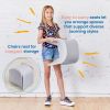 14" Wave Stool 2 Pack - Light Grey