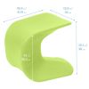 14" Wave Stool 2 Pack - Lime Green