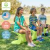 14" Wave Stool 2 Pack - Lime Green