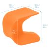 14" Wave Stool 2 Pack - Orange