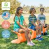 14" Wave Stool 2 Pack - Orange