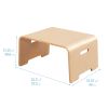 Bentwood Lap Desk – Portable Wooden Floor Desk for Flexible Learning