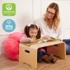 Bentwood Lap Desk – Portable Wooden Floor Desk for Flexible Learning