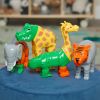 Magnetic Mix or Match Jungle Animals – 4-Piece Magnetic Animal Set
