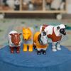 Magnetic Mix or Match Farm Animals – 4-Piece Magnetic Animal Set