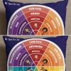 Weighted Emotions Wheel Pillow 16" English/Spanish Expressions - 3lbs