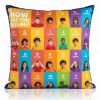 Weighted ABC Emotions Wheel Pillow 16" Expressions - 3lbs