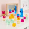 Gem Cubes with Mirror Tray - 25 pieces