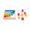 Gem Cubes with Mirror Tray - 25 pieces