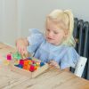 Gem Circles and Cubes with Mirror Trays - 50 pieces
