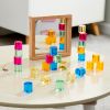 Gem Circles and Cubes with Mirror Trays - 50 pieces